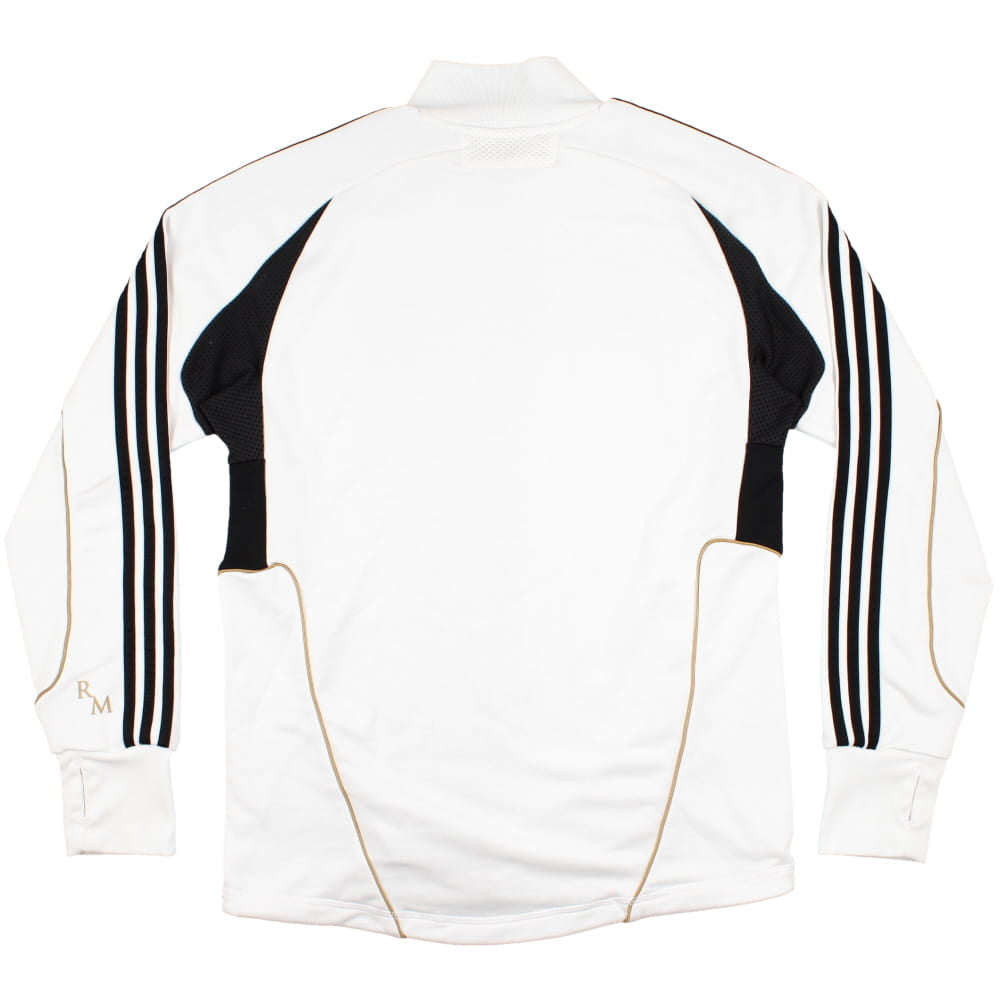 Real Madrid 2010-11 Adidas Long Sleeve Tracksuit Top (L) (Excellent)_1