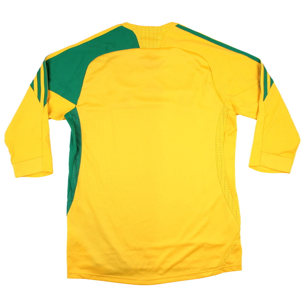 South Africa 2008-10 Long Sleeve Home Shirt (S) (Very Good)_0