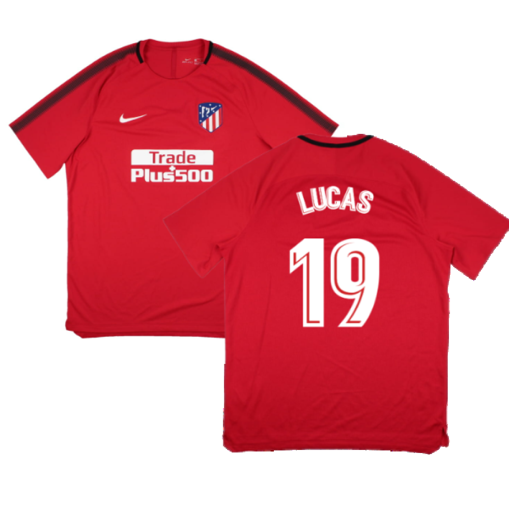 Atletico Madrid 2017-18 Nike Training Shirt (XL) (Lucas 19) (Mint)_0