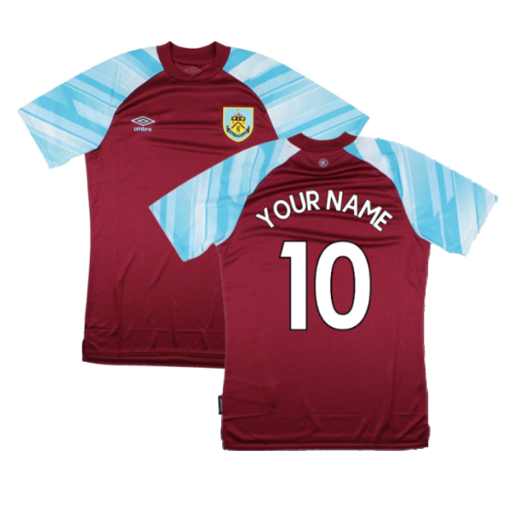 Burnley 2021-22 Home Shirt (Sponsorless) (M) (Your Name 10) (Mint)_0