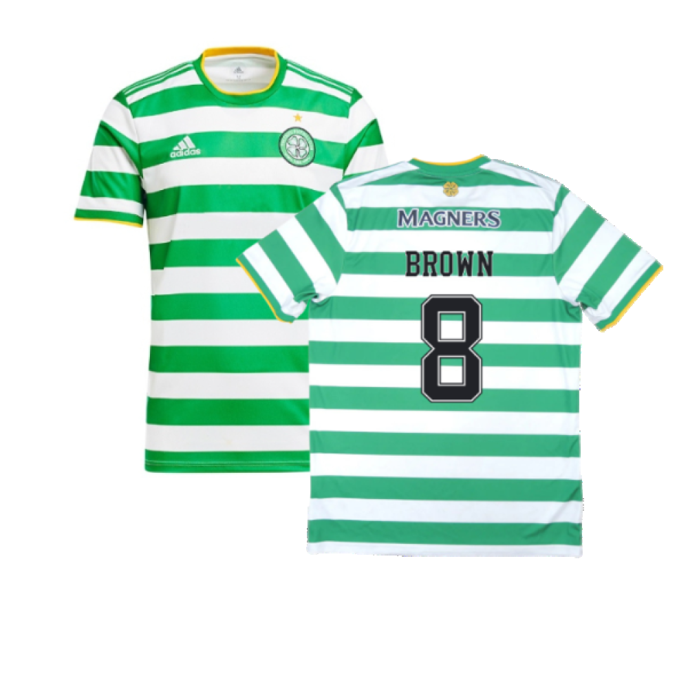 Celtic 2020-21 Home Shirt (Sponsorless) (L) (BROWN 8) (Excellent)_0