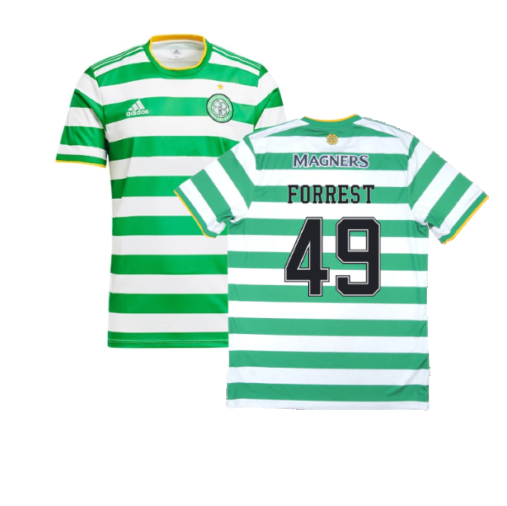 Celtic 2020-21 Home Shirt (Sponsorless) (L) (FORREST 49) (Excellent)_0
