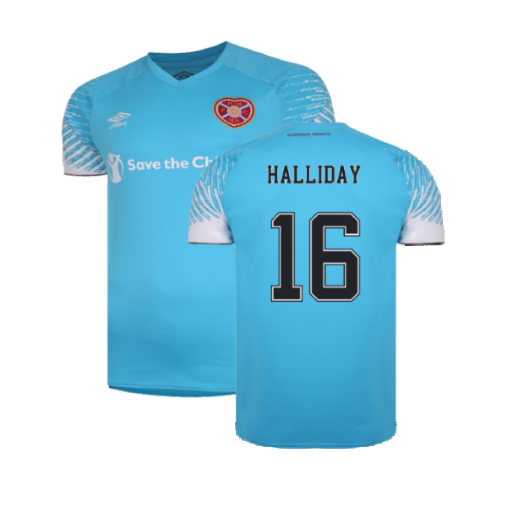 Hearts 2020-21 Away Shirt (S) (Halliday 16) (Mint)_0
