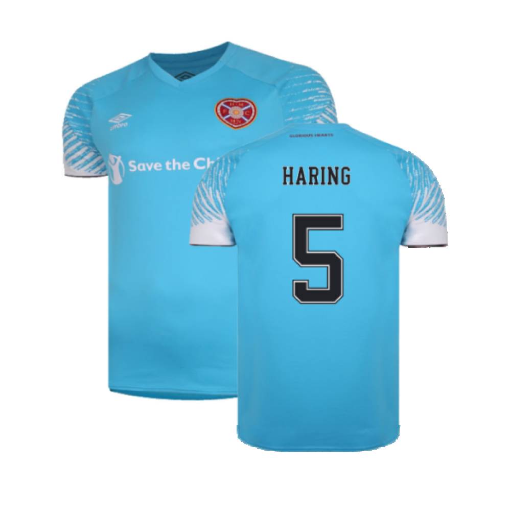 Hearts 2020-21 Away Shirt (S) (Haring 5) (Mint)_0