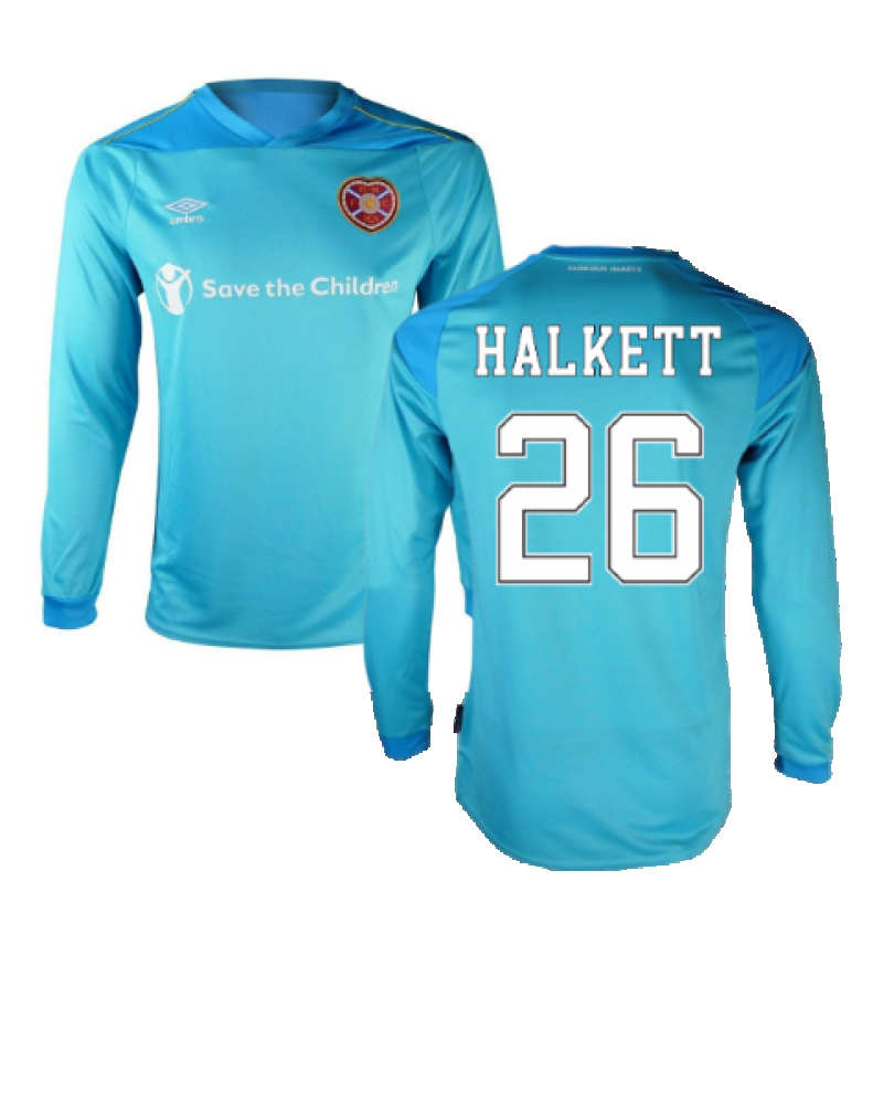 Hearts 2020-21 GK Home Long Sleeve Shirt (L) (Halkett 26) (Excellent)_0