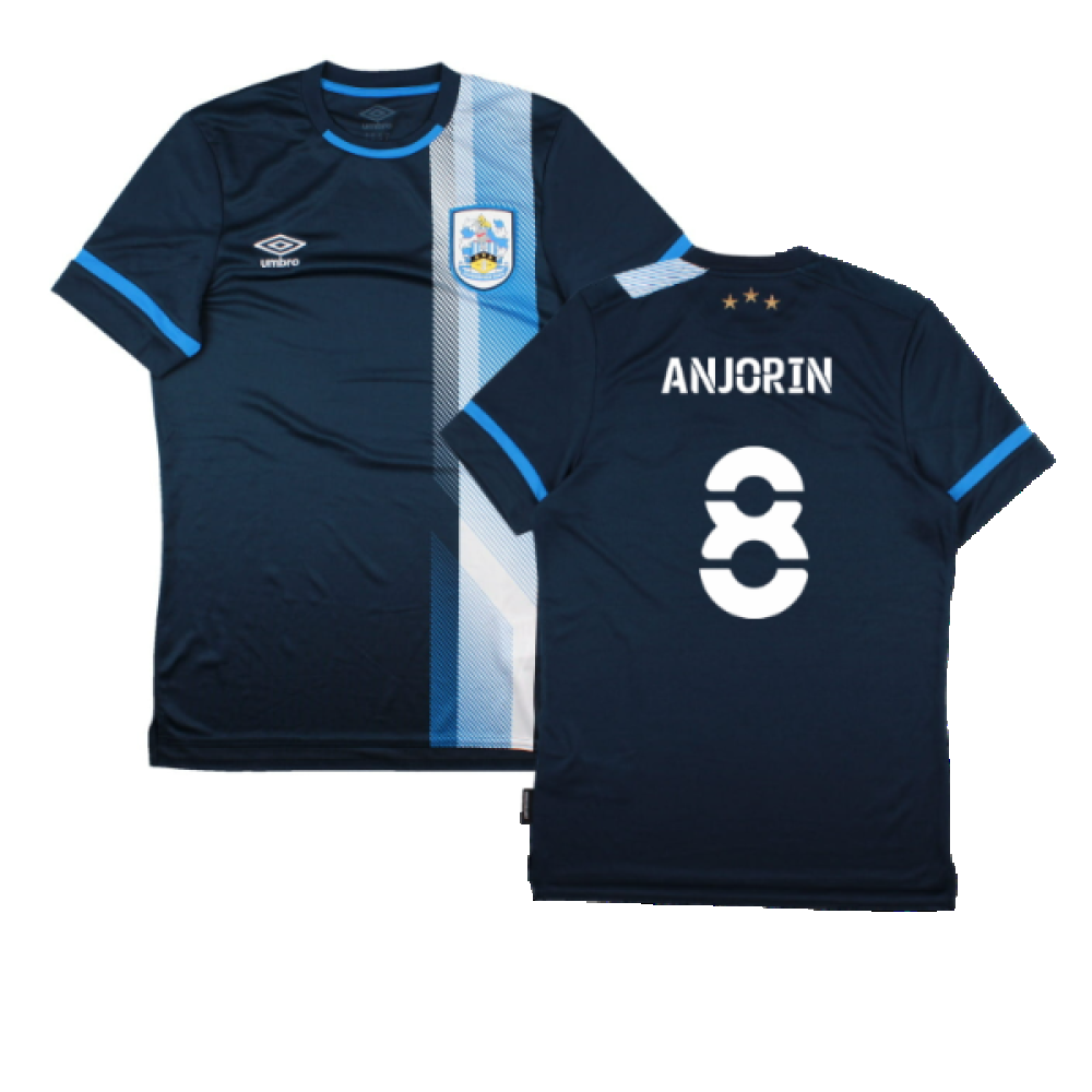 Huddersfield 2021-22 Away Shirt (Sponsorless) (S) (ANJORIN 8) (Excellent)_0