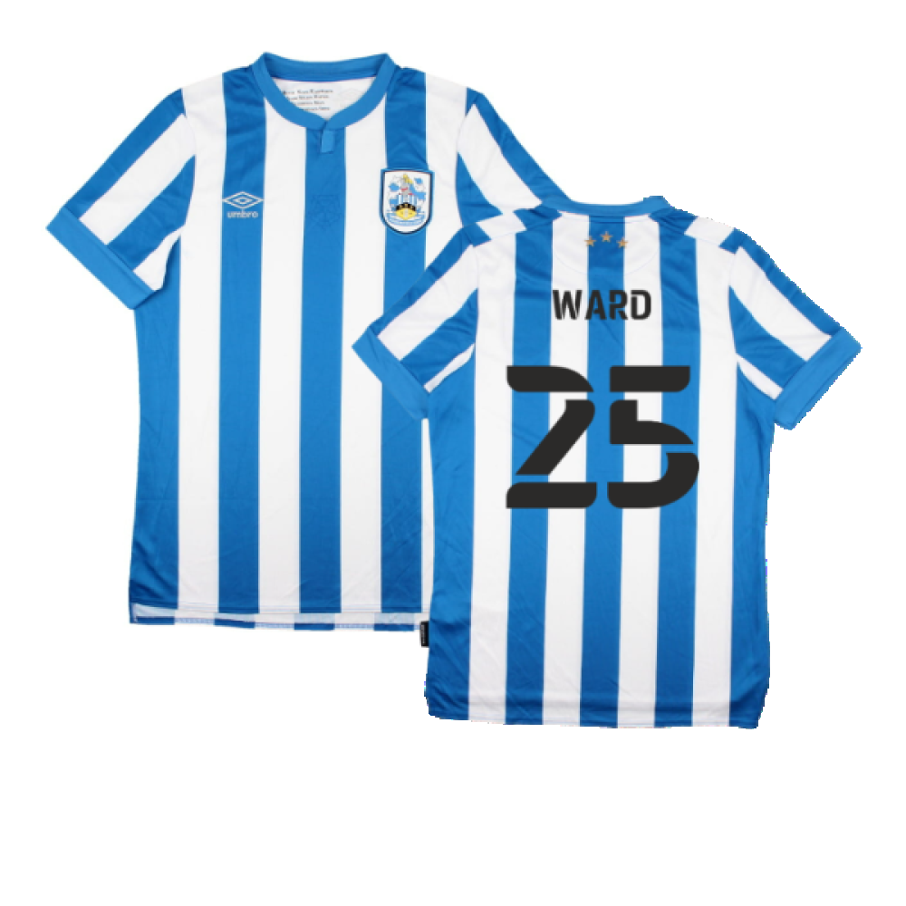 Huddersfield 2021-22 Home Shirt (Sponsorless) (M) (WARD 25) (Mint)_0
