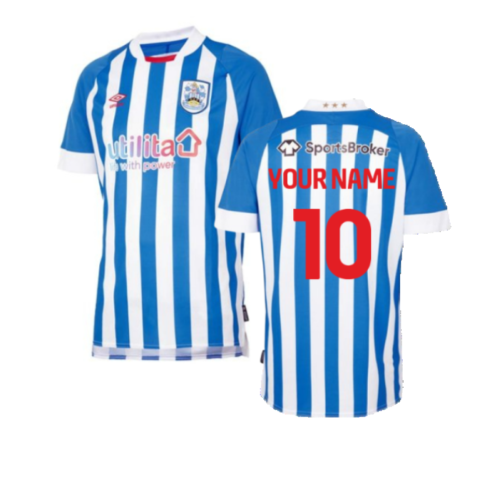 Huddersfield 2022-23 Home Shirt (XL) (Your Name 10) (Mint)_0