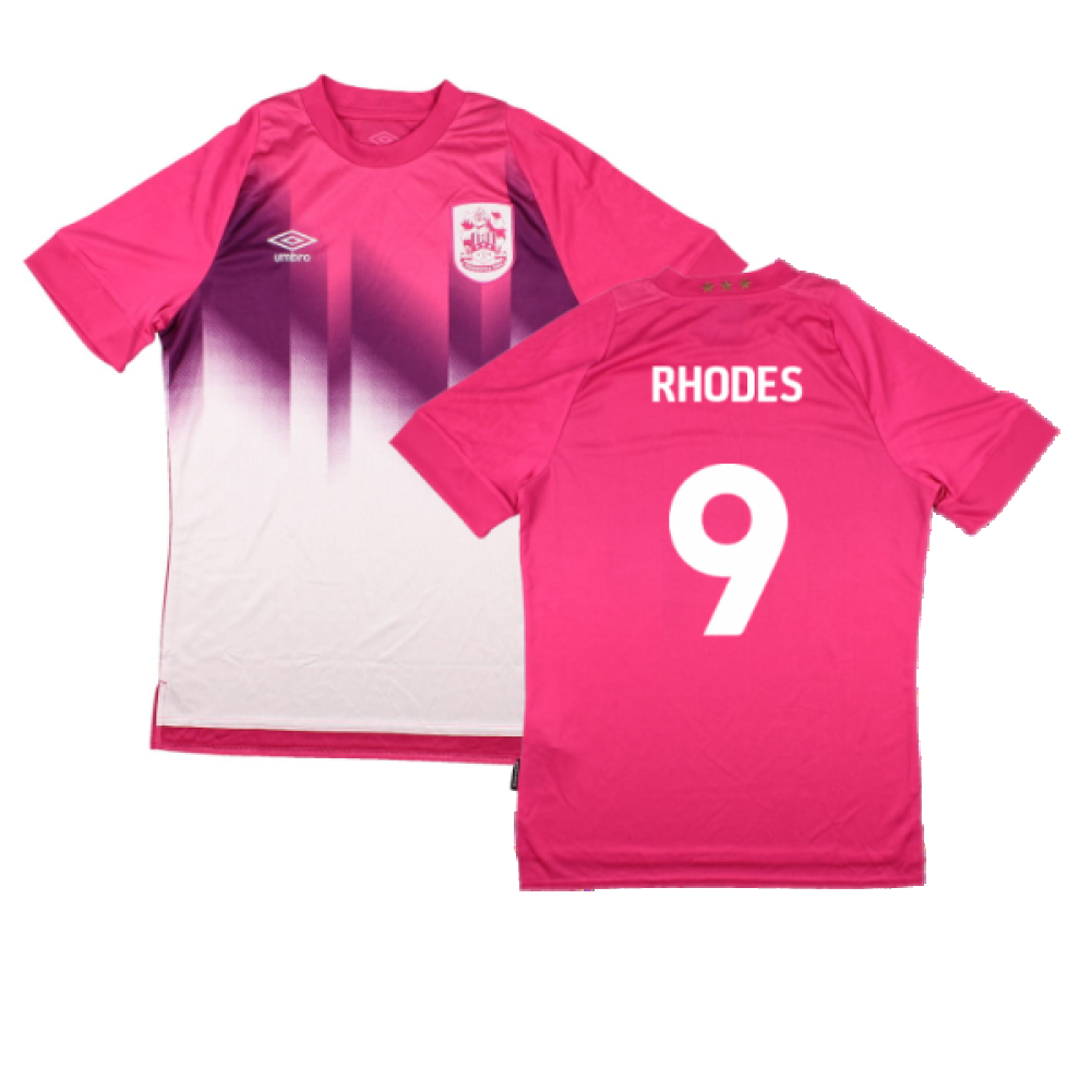 Huddersfield Town 2022-23 Third Shirt (Sponsorless) (L) (RHODES 9) (Mint)_0