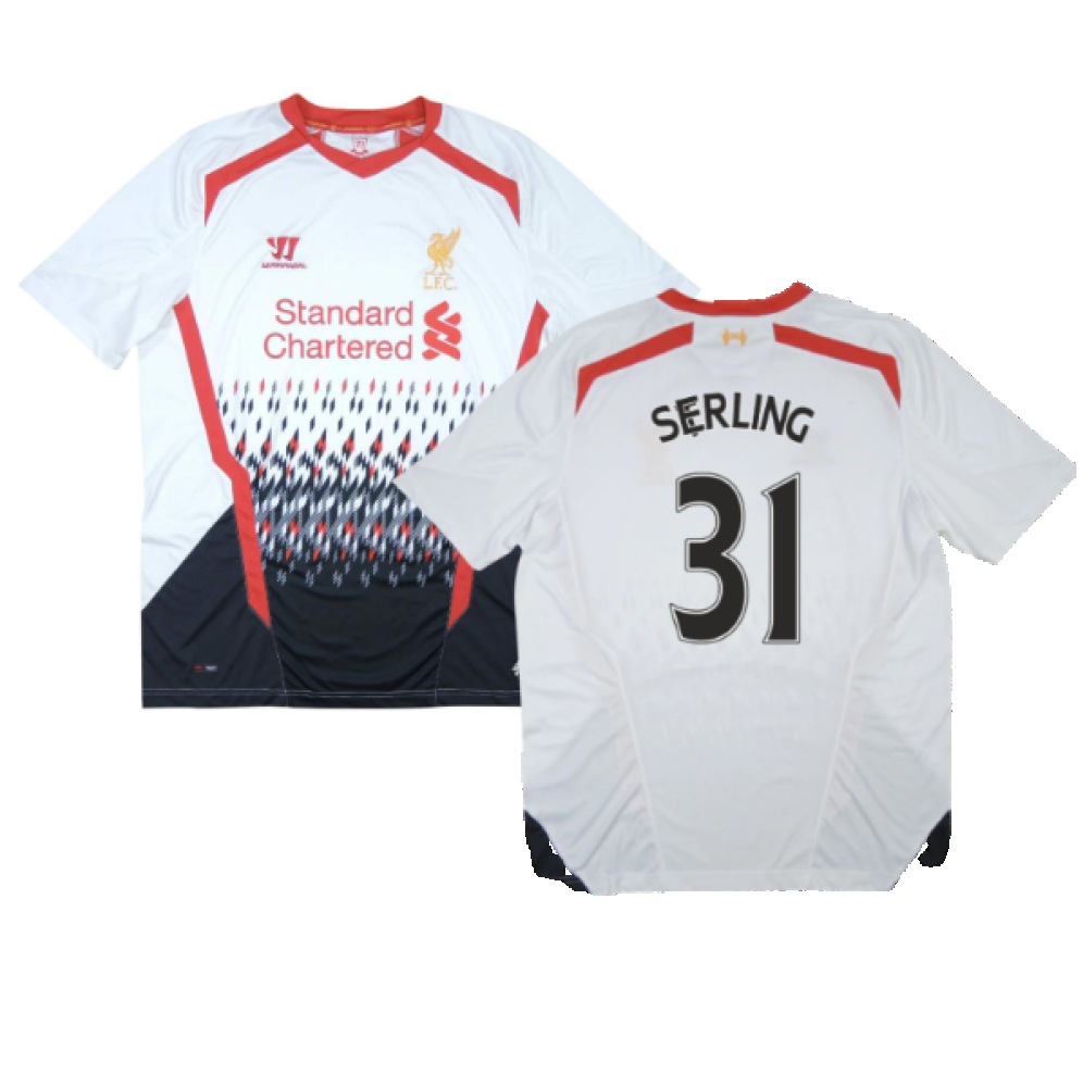 Liverpool 2013-14 Away Shirt (L) (STERLING 31) (Very Good)_0