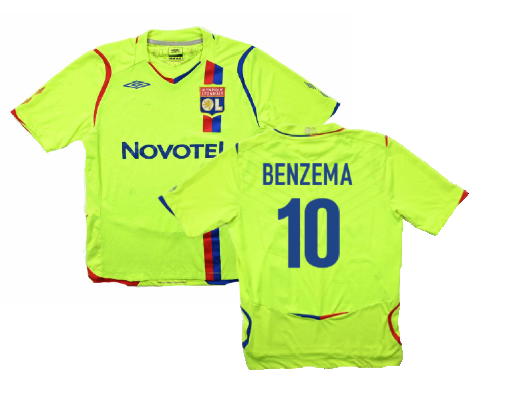 Olympique Lyon 2008-09 Third Shirt (S) (Benzema 10) (Fair)_0