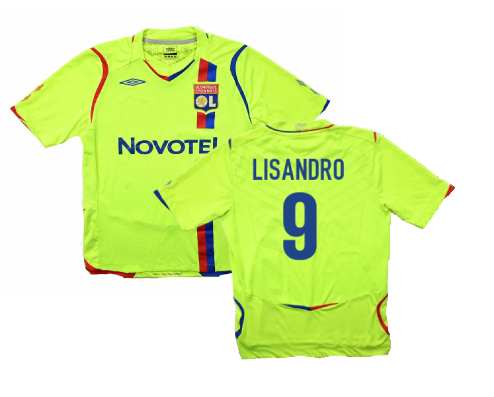 Olympique Lyon 2008-09 Third Shirt (S) (Lisandro 9) (Fair)_0