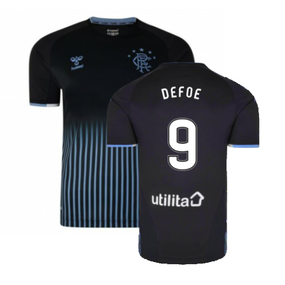 Rangers 2019-20 Away Shirt (Sponsorless) (2XLB) (DEFOE 9) (BNWT)_0