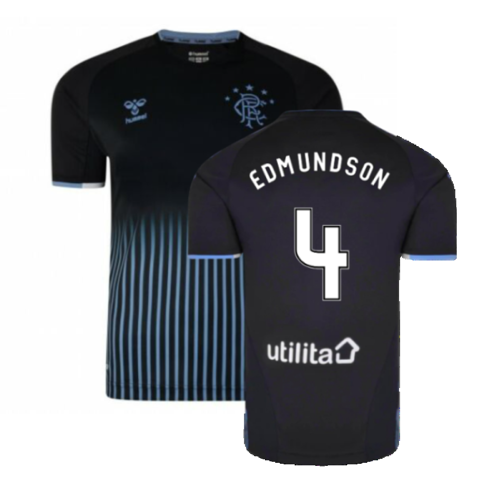 Rangers 2019-20 Away Shirt (Sponsorless) (2XLB) (Edmundson 4) (BNWT)_0