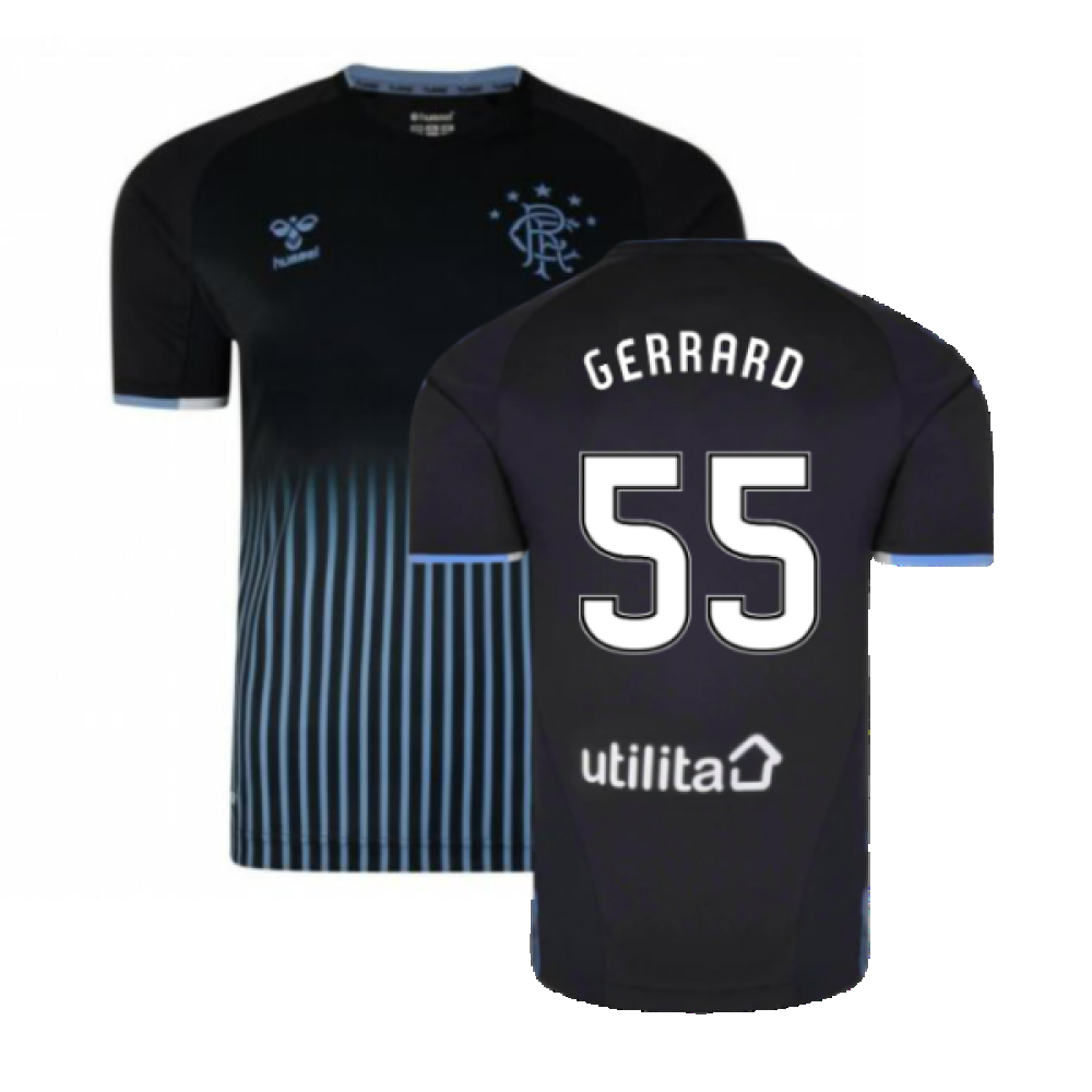 Rangers 2019-20 Away Shirt (Sponsorless) (2XLB) (Gerrard 55) (BNWT)_0
