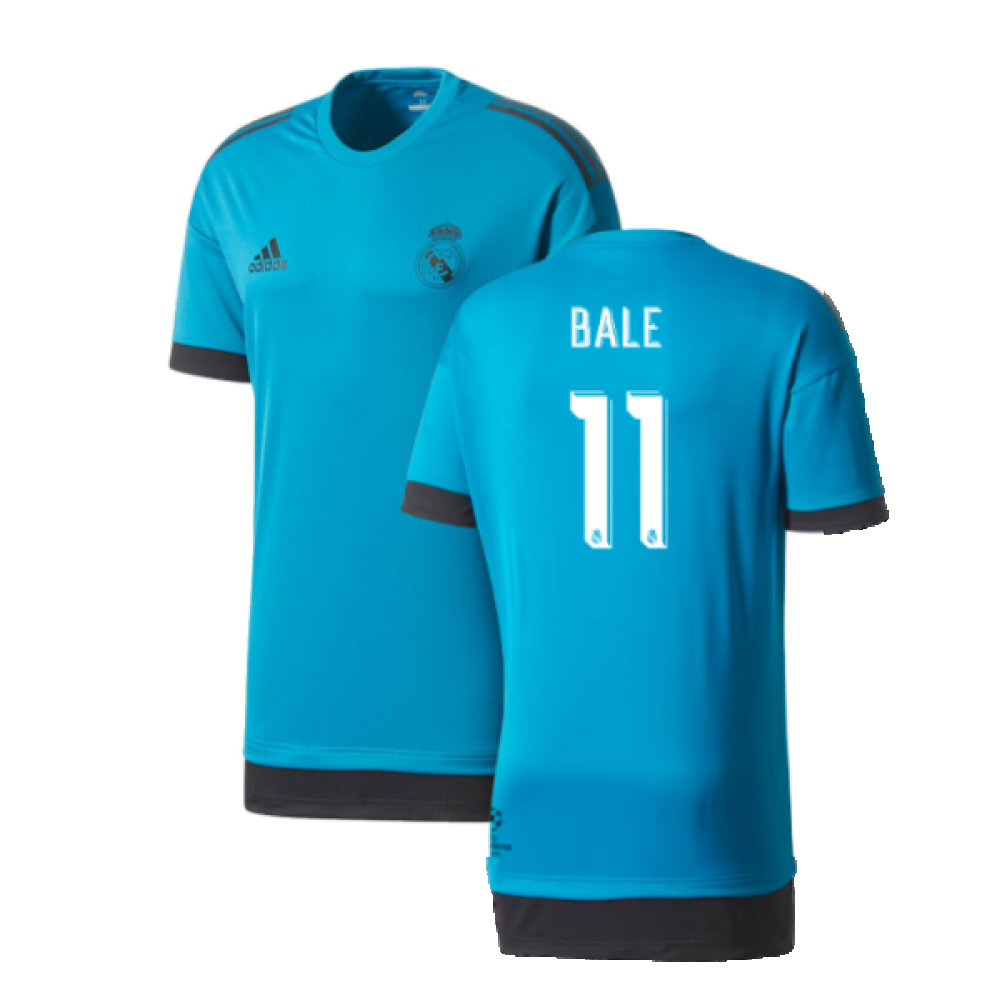 Real Madrid 2017-18 Adidas Champions League Training Shirt (2XL) (Bale 11) (Excellent)_0