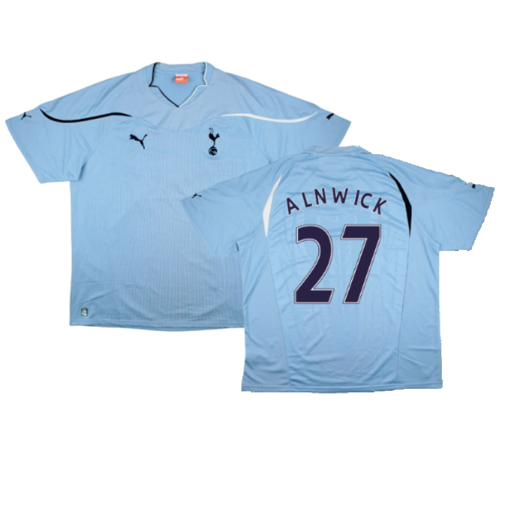 Tottenham Hotspur 2010-11 Away Shirt (Sponsorless) (2xL) (Alnwick 27) (Excellent)_0