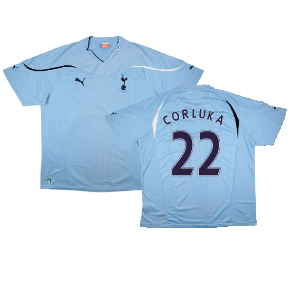 Tottenham Hotspur 2010-11 Away Shirt (Sponsorless) (2xL) (Corluka 22) (Excellent)_0