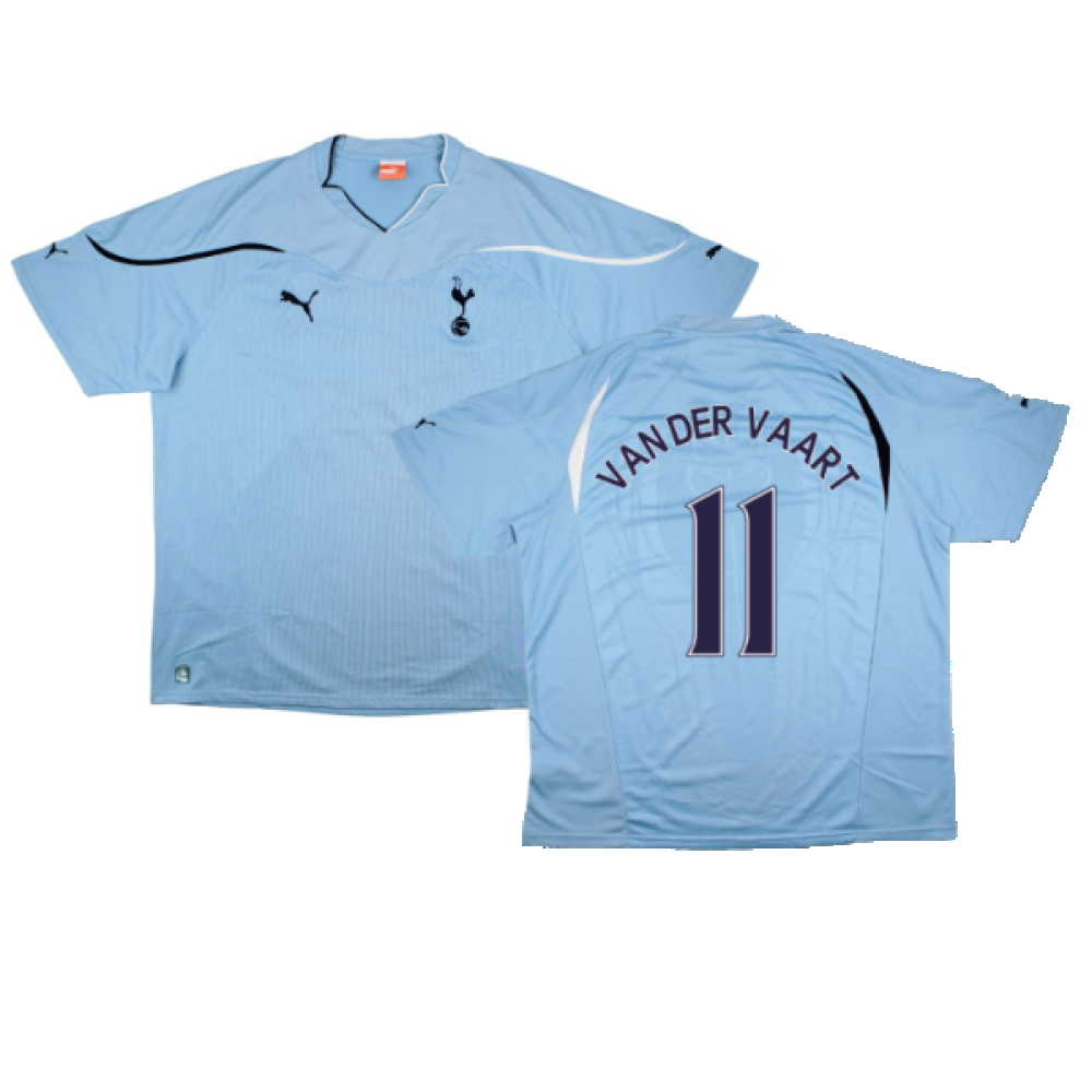 Tottenham Hotspur 2010-11 Away Shirt (Sponsorless) (2xL) (Van Der Vaart 11) (Excellent)_0